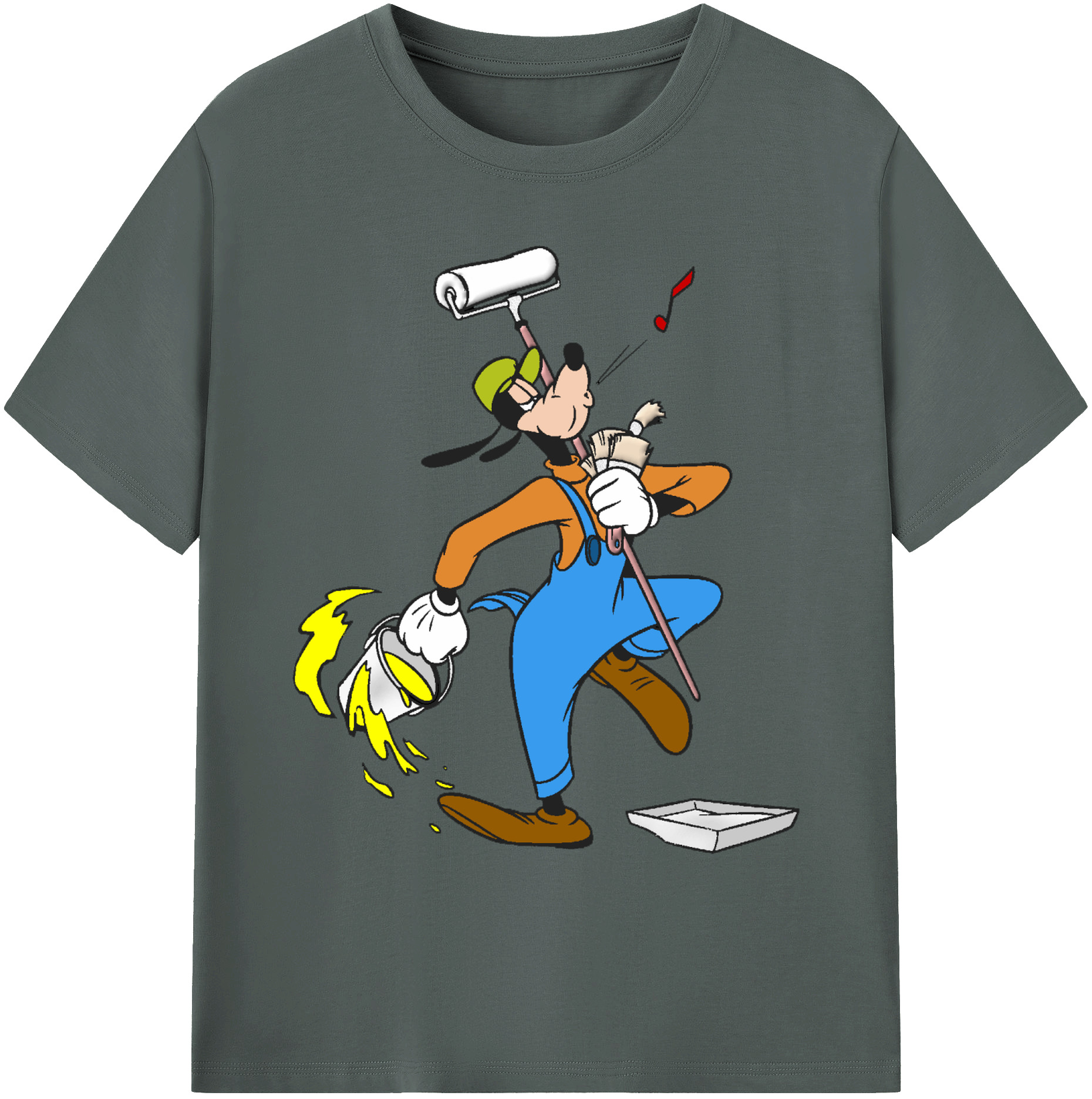 ミッキーマウス Mickey Mouse 綿100％ メンズ半袖Tシャツ｜肌触りやわらか＆通気性